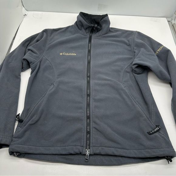 Columbia Titanium Jacket Womens Small Full Zip Fleece Light Hiking Athletic - Picture 1 of 11